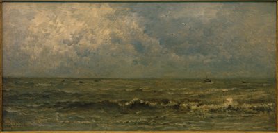 Das Meer, graues Wetter von Charles Francois Daubigny
