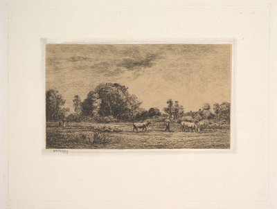 Mondaufgang, 1861 von Charles Francois Daubigny