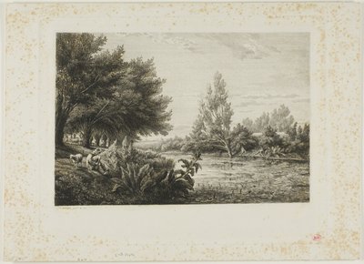 In der Nähe von Choisy-le-Roi von Charles Francois Daubigny