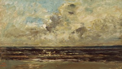 Meereslandschaft bei Villerville von Charles Francois Daubigny