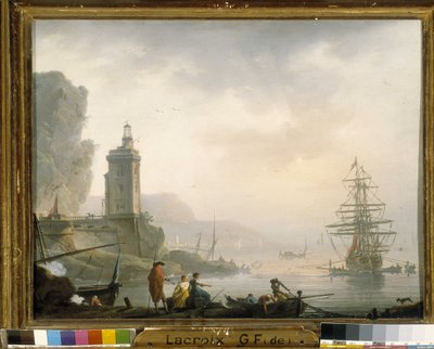 Am Meer von Charles Francois Lacroix de Marseille