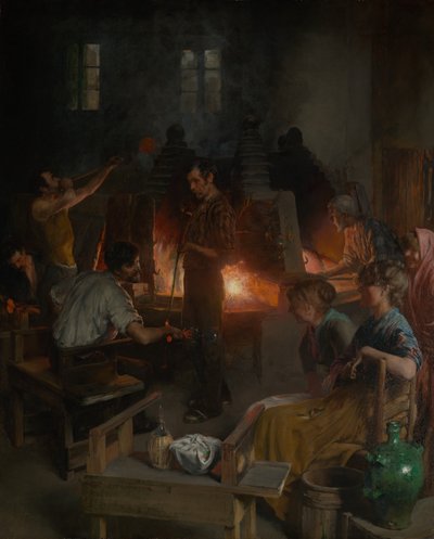 Glasbläser von Murano von Charles Frederic Ulrich