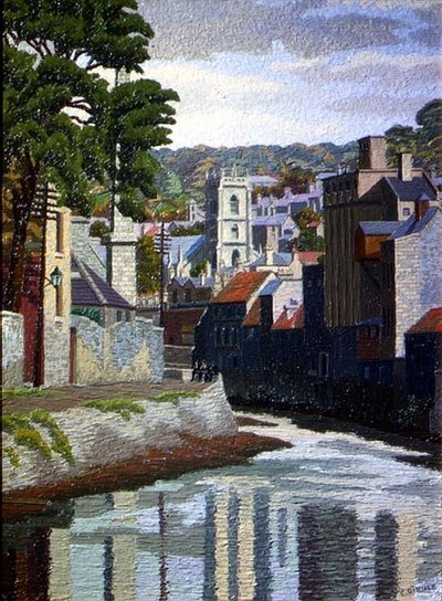 Der Avon, Bath von Charles Ginner