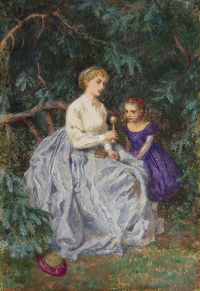 Eine Lektion im Freien von Charles Green