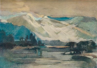 Am Shuswap-See, um 1911 von Charles John Collings