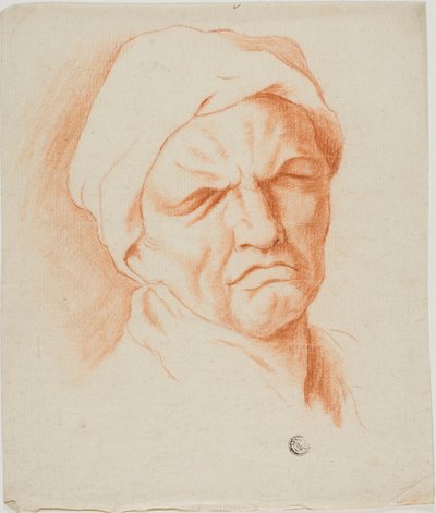 Kopf eines alten Mannes von Charles Le Brun