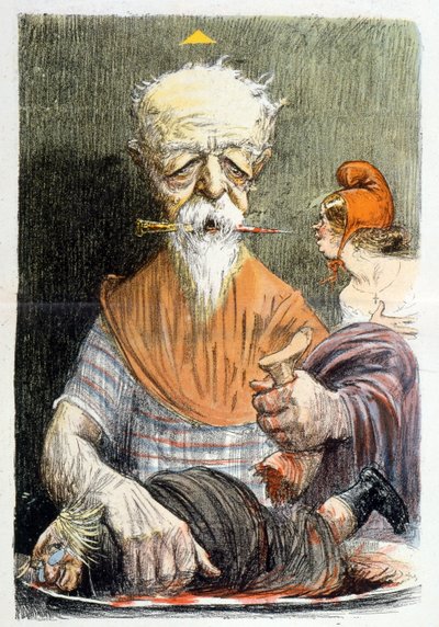 Karikatur von Henri Brisson von Charles Leandre