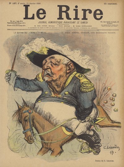 Illustration für Le Rire von Charles Leandre