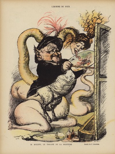 Illustration für Le Rire von Charles Leandre