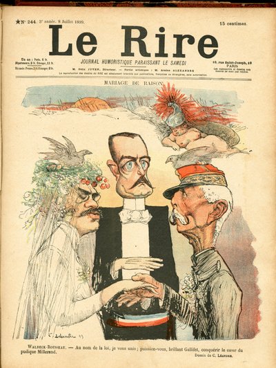 Das Lachen, Satirisch in Farben von Charles Leandre