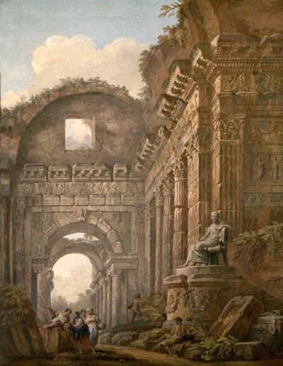 Architektonische Ruinen von Charles Louis Clerisseau