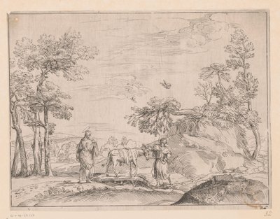 Flucht nach Ägypten von Charles Macé (attributed to)