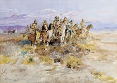 Indische Spähtruppe, 1897 von Charles Marion Russell