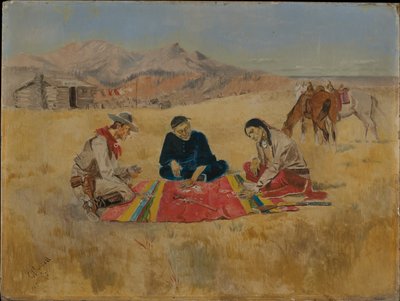 Das Pokerspiel von Charles Marion Russell
