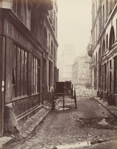 Rue Estienne, de la rue Boucher, 1862-65 von Charles Marville