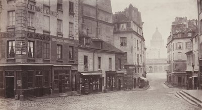 Rue du Haut-Pave Pantheon in der Ferne, 1865-69 von Charles Marville