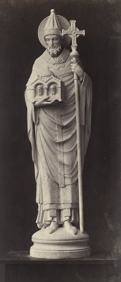 Statue aus dem Louvre von Charles Marville