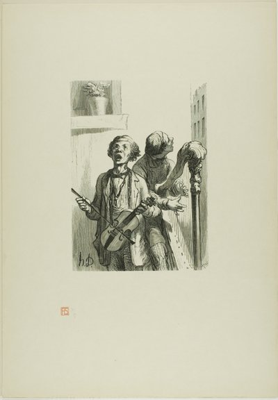 Die Straßensänger von Charles Maurand