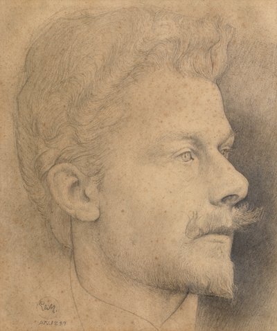 Selbstporträt von Charles Mertens