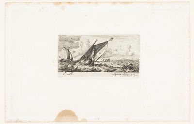 Haarlemer Boote in Amsterdam von Charles Meryon