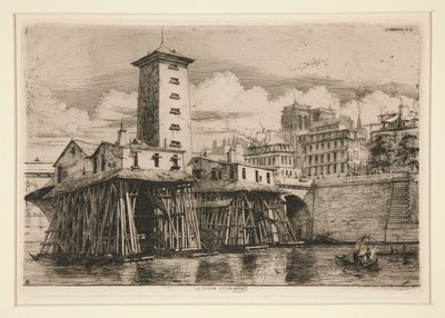 La Pompe Notre Dame von Charles Meryon