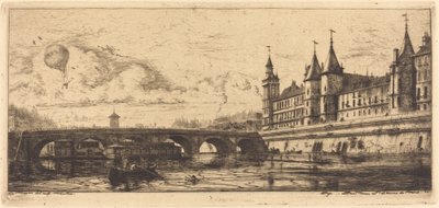 Le Pont-au-Change, Paris von Charles Meryon