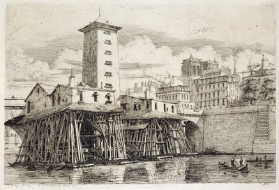 Die Pumpe, Notre Dame von Charles Meryon