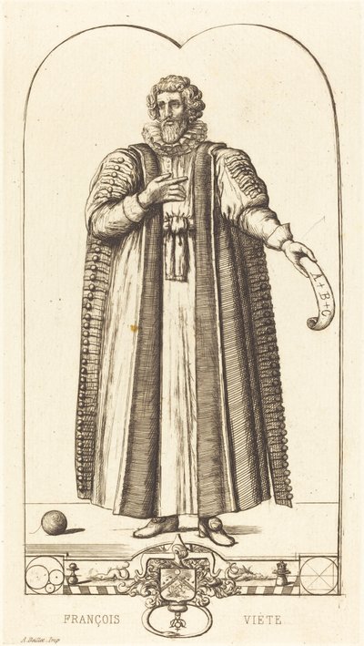 François Viète von Charles Meryon after Jean Rabel