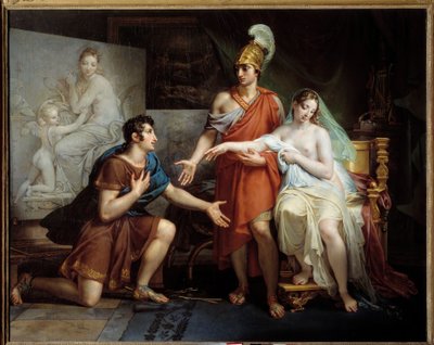 Alexander der Große gibt Campaspe an Apelles von Charles Meynier