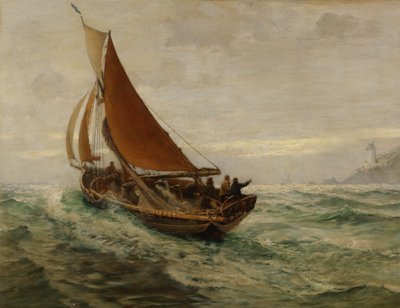 Morgengrauen auf See, 1890 von Charles Napier Hemy