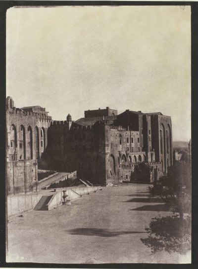 Der Papstpalast, Avignon von Charles Nègre