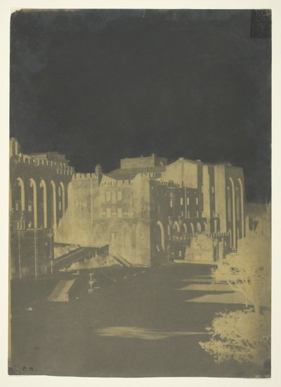 Der Papstpalast, Avignon von Charles Nègre