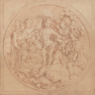 Allegorie des Ruhms von Charles Nicolas Cochin II