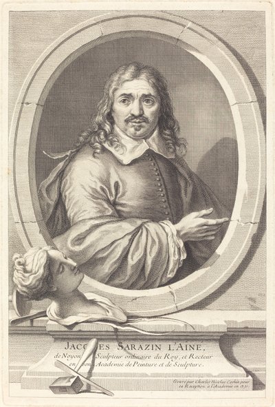 Jacques Sarazin der Ältere von Charles Nicolas Cochin I