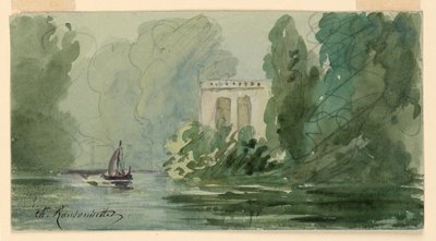 Imaginäre Landschaft von Charles Nicolas Ransonnette