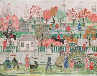Central Park von Charles Prendergast