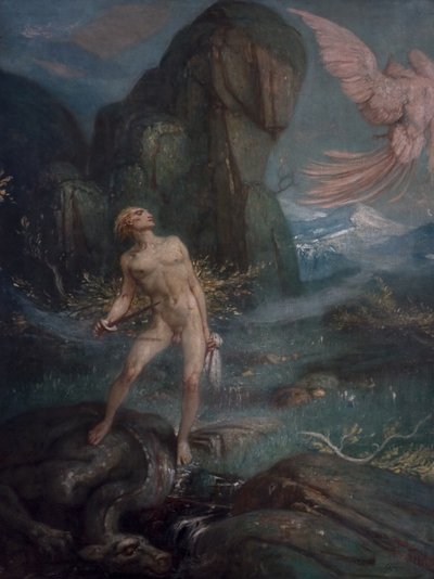 Siegfried und der Zaubervogel, ca. 1930 von Charles Ricketts
