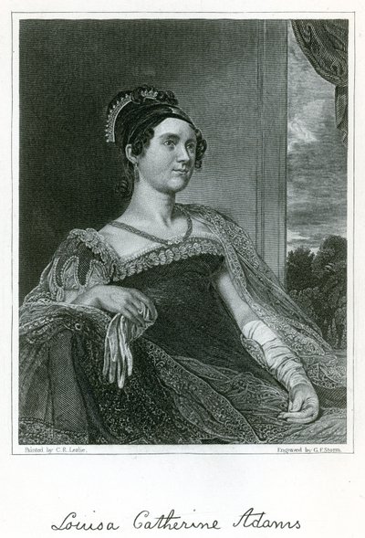 Louisa Catherine Adams (Gravur) von Charles Robert Leslie