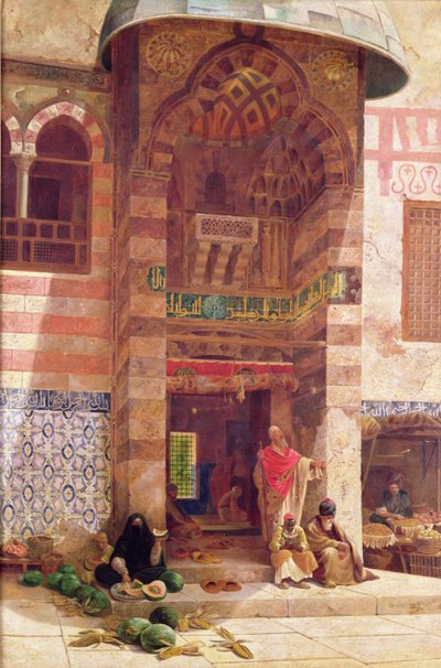 Vor der Moschee von Charles Robertson