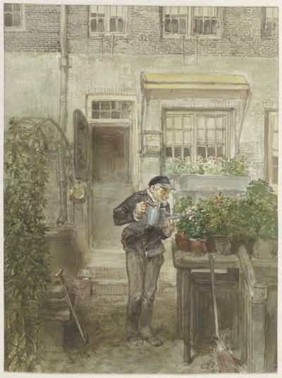 Der Blumenliebhaber von Charles Rochussen