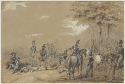 Infanterie im Kampf von Charles Rochussen