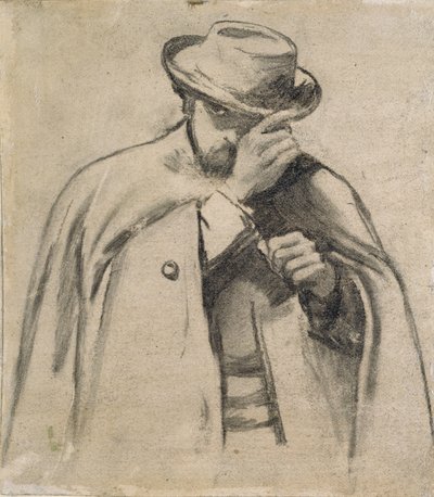 Dante Gabriel Rossetti, ca. 1860er von Charles Samuel Keene