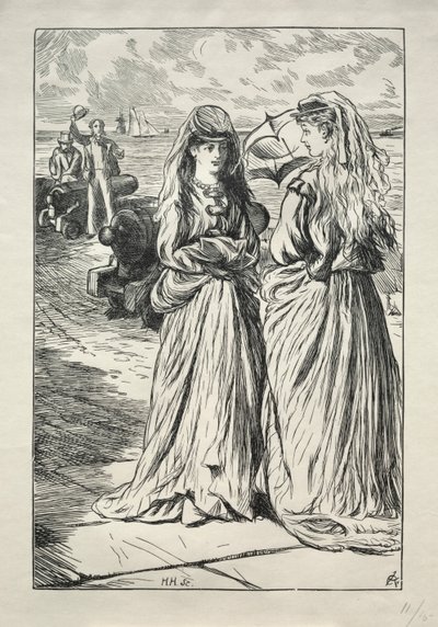 Lady Nelly - die Kokette von Charles Samuel Keene