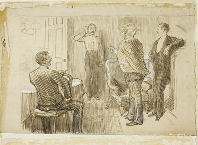 Offizier und Ordonnanz von Charles Samuel Keene