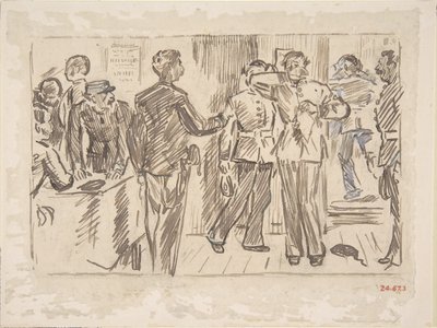 Die Träne des Soldaten-Altes Lied, ca. 1879 von Charles Samuel Keene