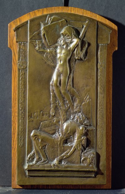 Tod und das Mädchen, ca. 1911-12 von Charles Sergeant Jagger