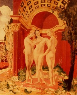 Die drei Grazien von Charles Sims
