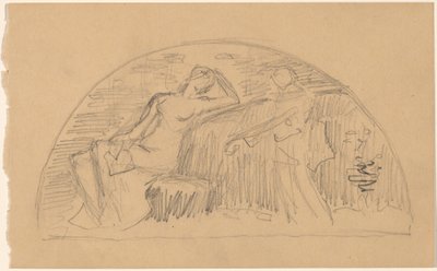 Studie für eine Lunette von Charles Sprague Pearce