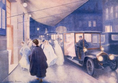 Plakat zur Werbung für Rolls-Royce-Autos, um 1907 von Charles Sykes