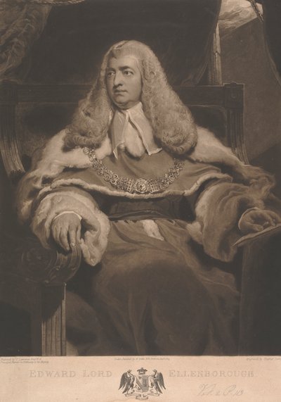 Edward Law, 1. Baron Ellenborough von Charles Turner